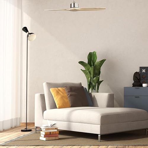 Eden pulse Ventilador DC con 2 Aspas, Acabado Niquel, Sin Luz, 5 Velocidades, Control Remoto y Temporizador - Ideal para Climatización y Confort en el Hogar. - imagen 6