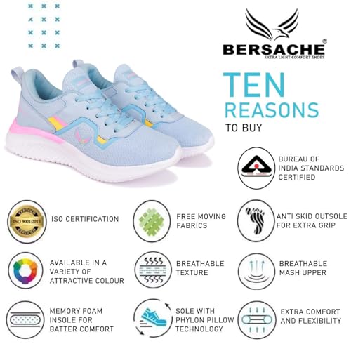 Image of BERSACHE Premium Sports,Gym, Trending Stylish Running Shoes For Women