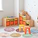 OBUSATT 12Pcs Carpet Circle Seats 15 Inch Positive Affirmations Round Classroom Rug Non Slip Floor Cushions Mat for Back to School Nursery Learning Calming Corner Playing Areas Decor(Boho Rainbow)