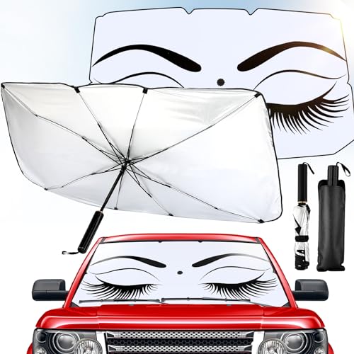Pare-soleil pliable auto Riakrum contre volant brûlant et rayons UV
