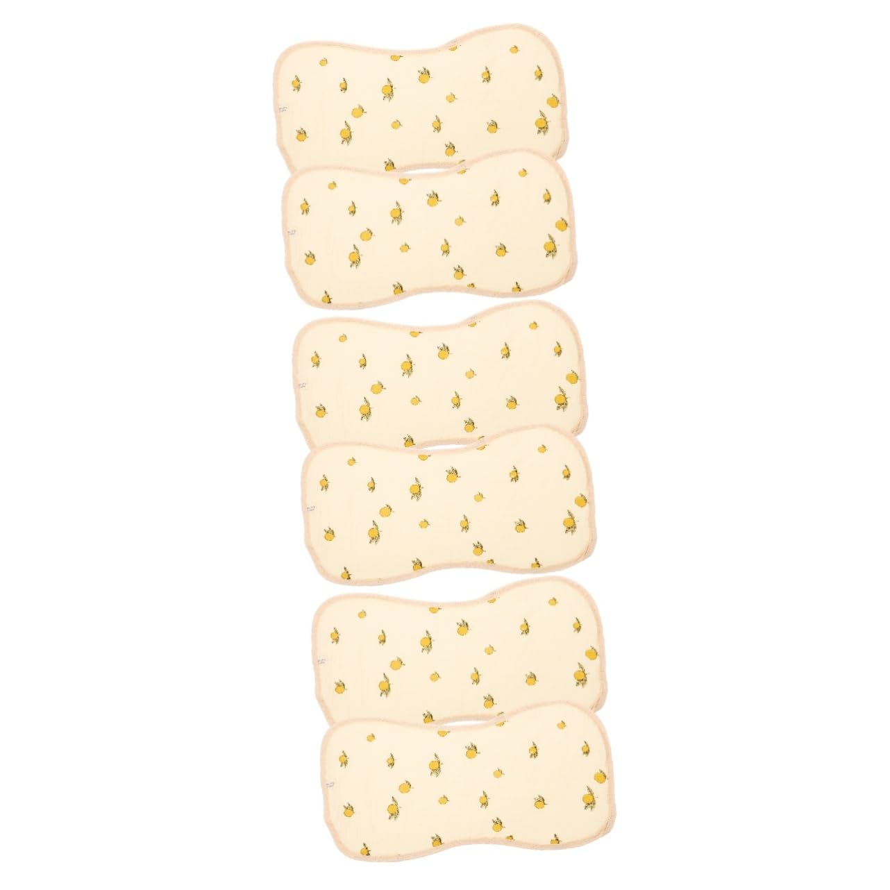ibasenice 6stücke Burptücher Aus Baumwolle Cartoon-design Waschbare Sabberlätzchen Weiche Und Atmungsaktive Schulterpolster Für Füttern Und Beruhigen Von Säuglingen