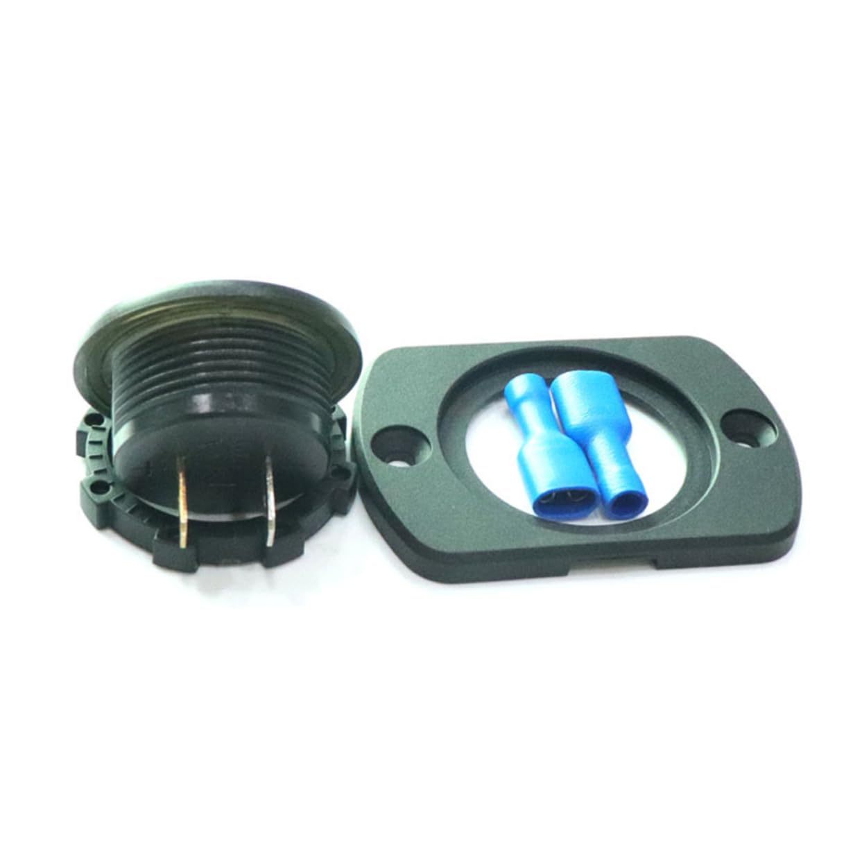 Mobestech 3piezas Voltímetro Digital De Pantalla Color Para Coche y Moto Medidor De Voltaje y Capacidad De Batería Instalación Fácil Compatible Diseño Compacto y Led