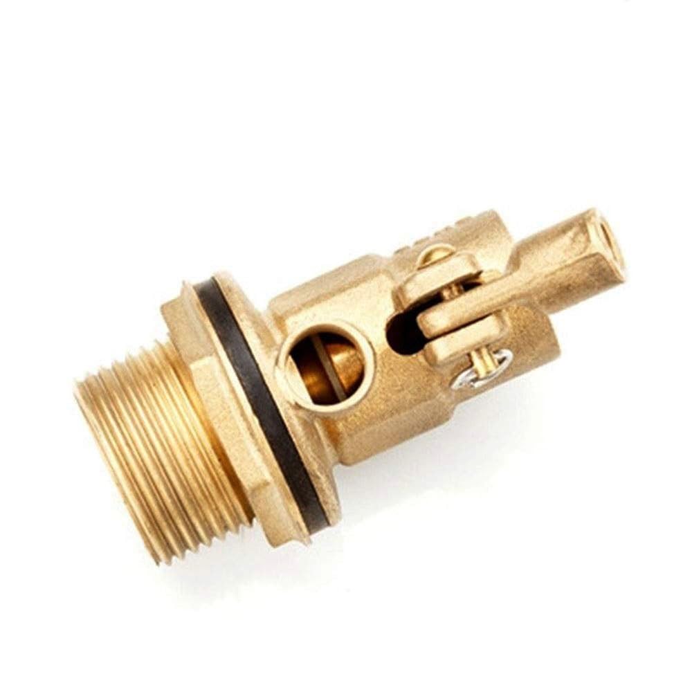 Valvola a sfera galleggiante in ottone e acciaio inossidabile(0.5Inch 1pc)