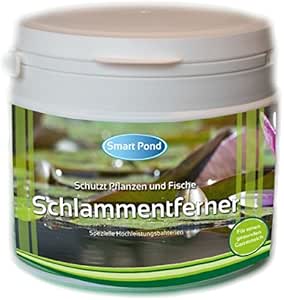 Schlammentferner 5000ml für 100.000 Liter Teichwasser Amazon.de Garten