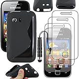 Coque en silicone gel avec le motif S-line, très légère et peu encombrante, excellent amortissement des chocs