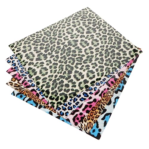 Membrane de lettrage léopard en PU pour customisation de vêtements d'été - 2