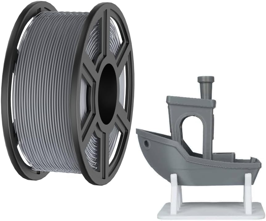 High-Speed PLA Filament 1.75mm, Flsun 3D Printer Filament Optimized for 600mm/s Print Speed, Tangle-Free, Low Warping, for Fast Prototyping, V400 3D Printer Filament 1kg (2.2lbs) (2KG Black)