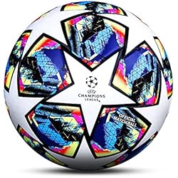 CNSTZX Balón de fútbol profesional para adultos, jóvenes, niños, entrenamiento de fútbol, para el tiempo libre, para interiores y exteriores, para niños pequeños, niñas y niños. 4 CNSTZX Balón de fútbol profesional para adultos, jóvenes y niños, balón deportivo de entrenamiento, balón recreativo para interior y exterior, balón de juego para niñas y niños pequeños (G)