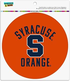 Syracuse University Orange Automotive Car Refrigerator Locker Vinyl Circle Magnet