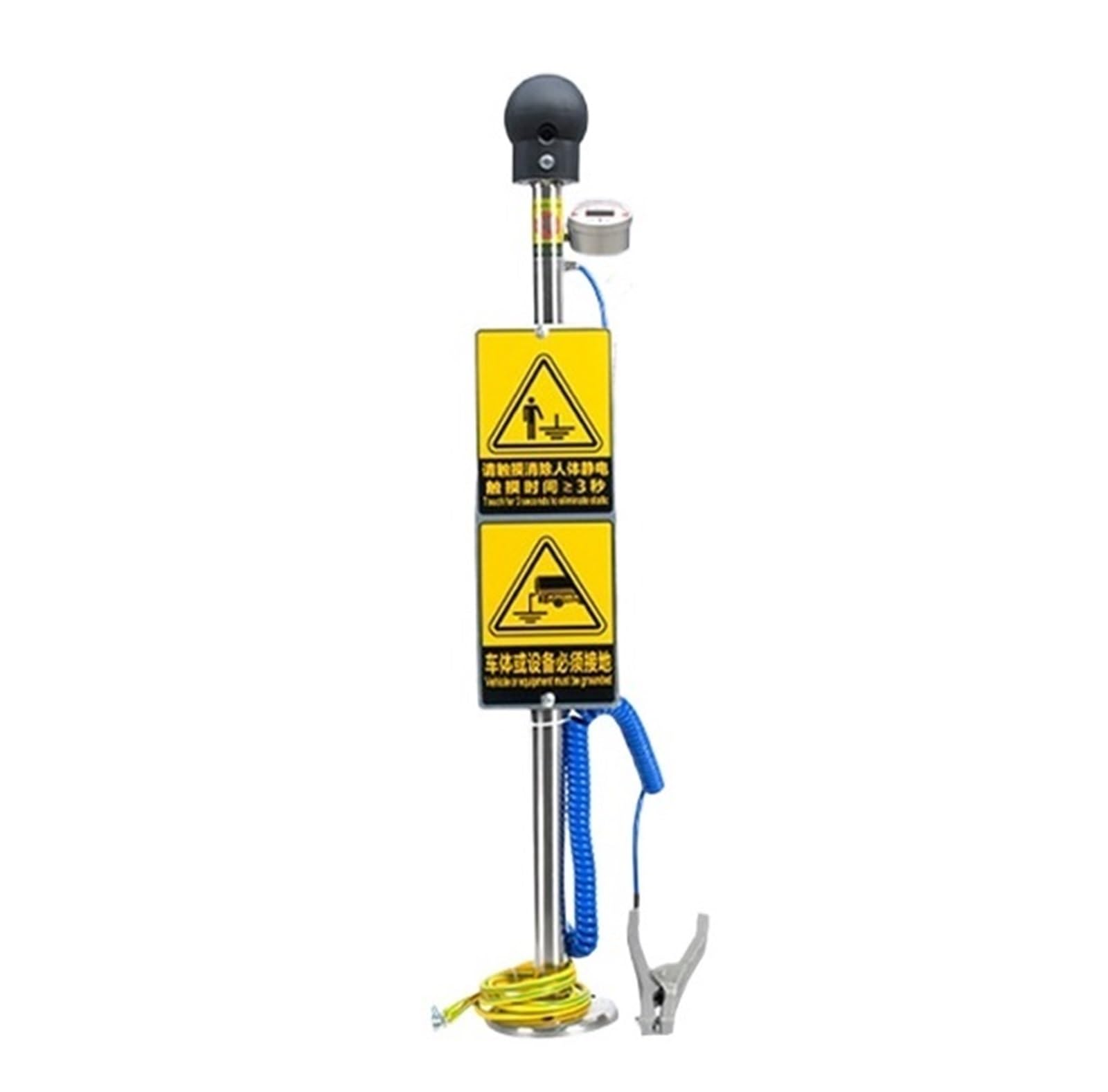 Jvddi One Color Explosion-Proof Human Body Static Discharger Eliminator Touch Industrial Sound And Light Voice Alarm