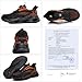 Imagen de Mitudidi Zapatos de Seguridad para Hombre Ligero Zapatos de Seguridad Mujer Transpirable Zapatos Cocina Mujer Comodo Naranja 41EU