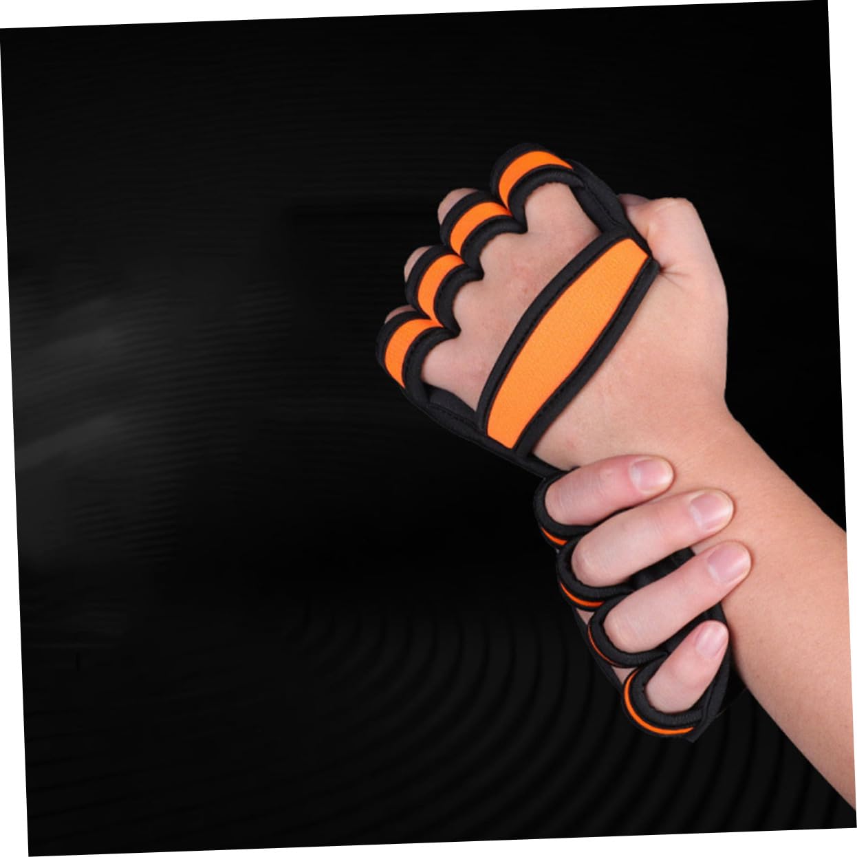 Guantes De Levantamiento De Pesas con Protección para Dedos Guantes De Ejercicio Guantes De Gimnasio Correas para Hombre Agarres para Entrenamiento Guantes De Gimnasio para