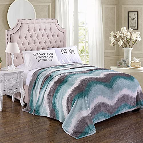 Plazatex Microplush Printed Blanket Picasso Queen 86 X 86 #TOP15
