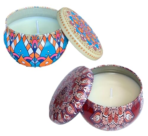 Kit com 2 Velas Aromáticas 130ml – Vanilla + Flor de Laranjeira –...