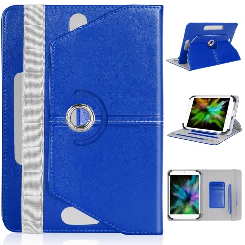 UrbanX 10.1 Inch Universal Tablet Case Protective Cover Folio for Sony Xperia Z2 Tablet Wi-Fi 360 Degree Rotatable Kickstand Multiple Viewing Angles Credit Card Holder