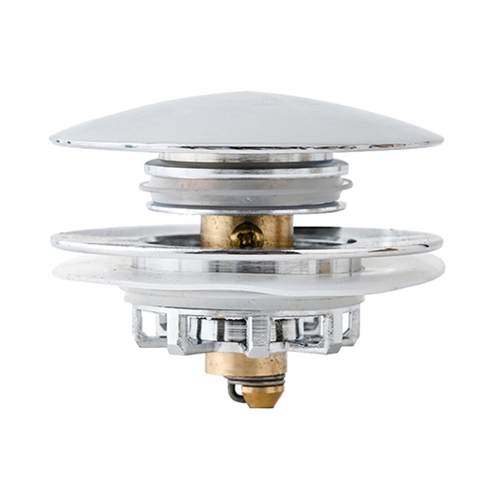 Sink Drain Plug Bounce Drain Bathtub Water Sealing Plug Anti-clogging Push-type Bounce Cores Shower Drain Hair Catcher