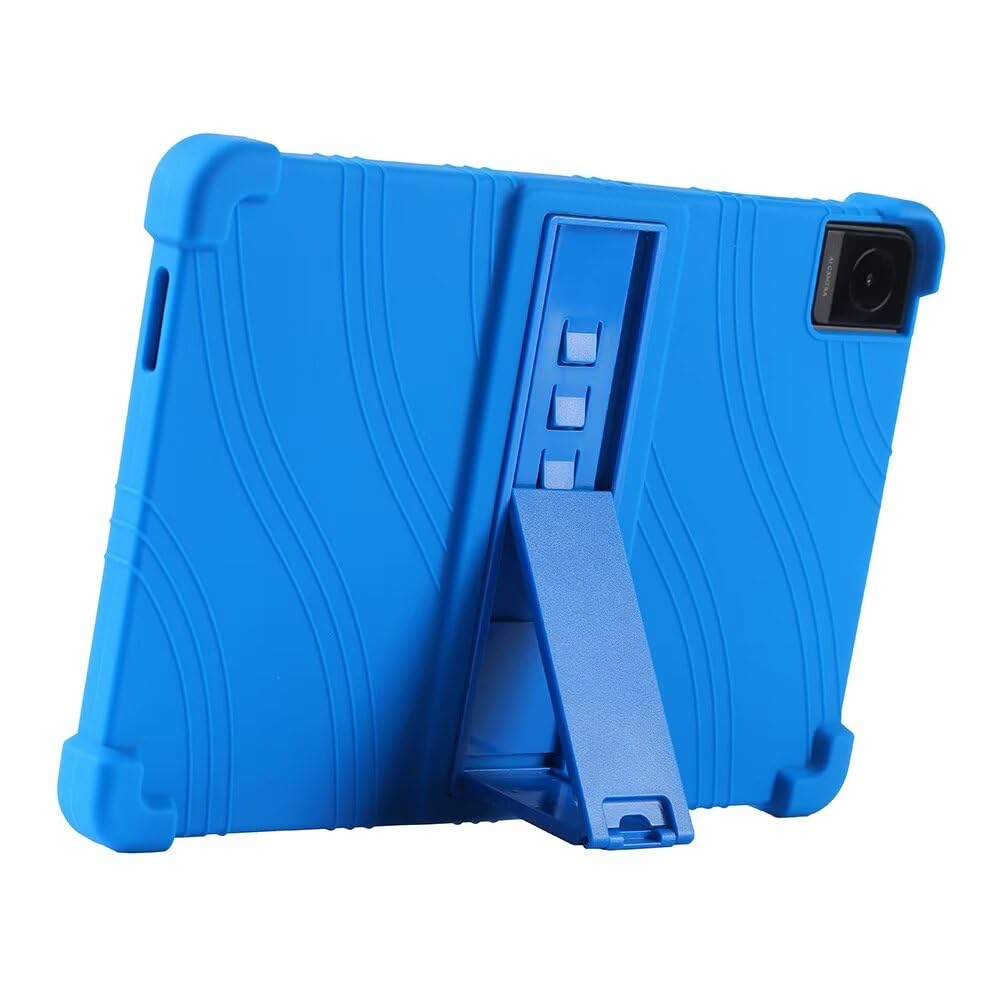 Custodia per tablet TCL Tab 10L Gen4 10.1 8483A, adatta ai bambini, in morbido silicone, antiurto, protettiva, con supporto regolabile per PC (viola