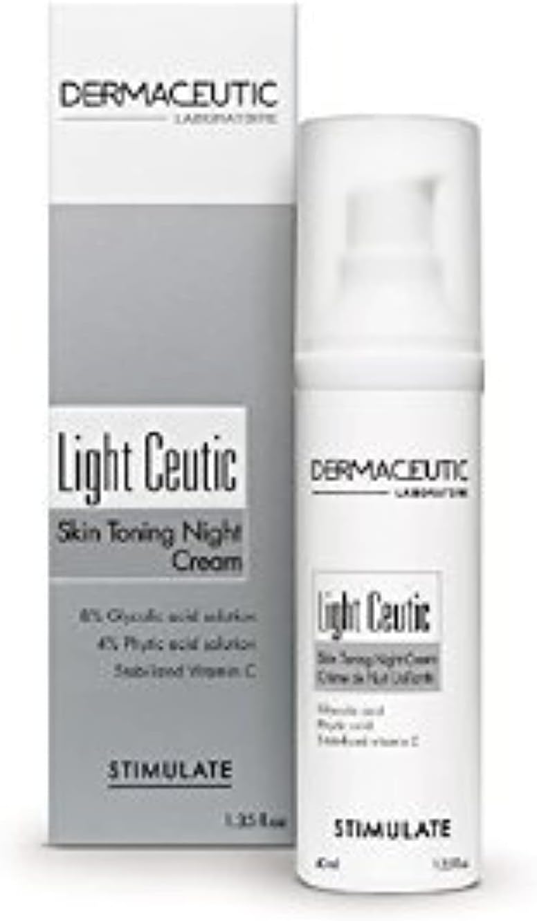 DERMACEUTIC Light Ceutic Skin Toning Night Cream (40ml) 1.35fl. oz