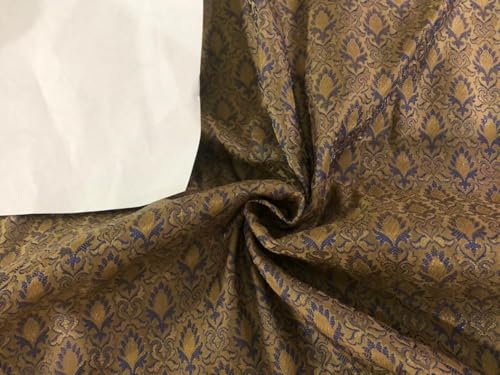 Tissu brocart de soie jacquard rigide pour éviter les faux plis