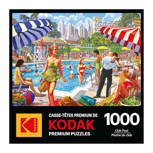 RoseArt - Kodak Premium - Club Pool - 1000 Piece Jigsaw Puzzle for Adults by RoseArt - Image 4