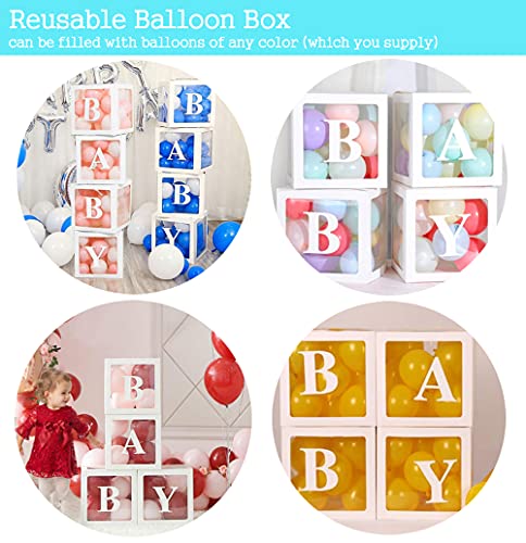 Decorazione Baby Shower Box, 4 Pezzi Baby Box