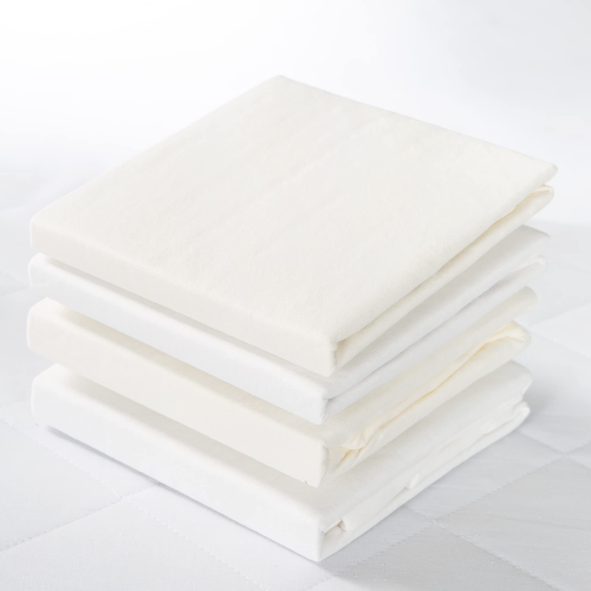 roba Prześcieradło z gumką safe asleep 60 x 120-70 x 140 - Prześcieradło do dziecięcych materacy - Bawełna organiczna - Certyfikaty GOTS i Oeko-Tex Standard 100 - Biały