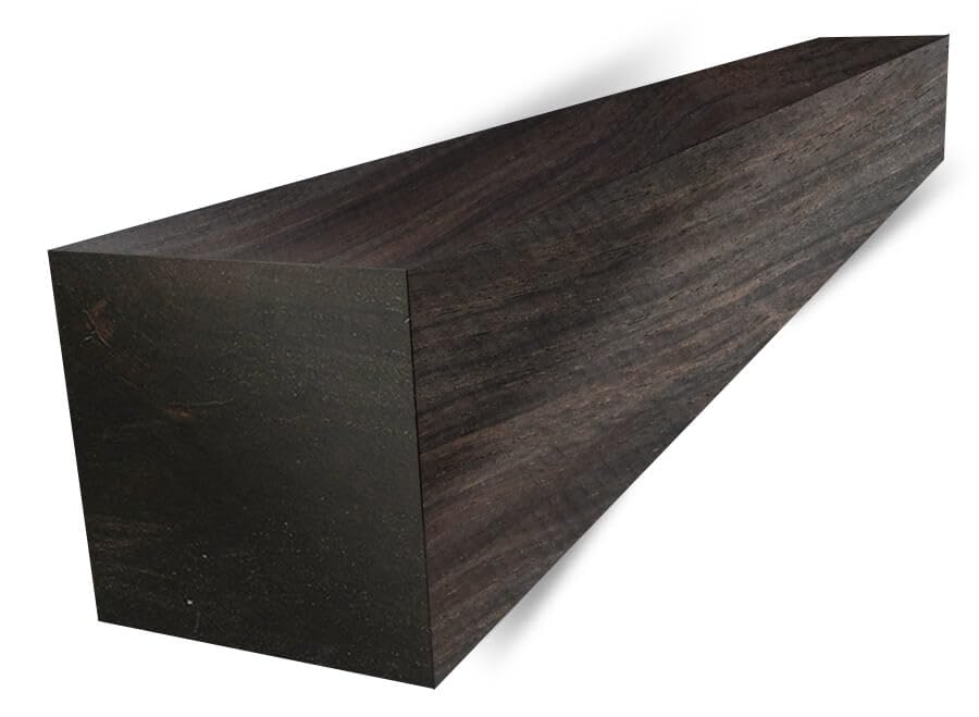 1 African Blackwood Turning Blank 1.5x1.5x12 Inches Square Wood Blank Hardwood Lathe Turning Block