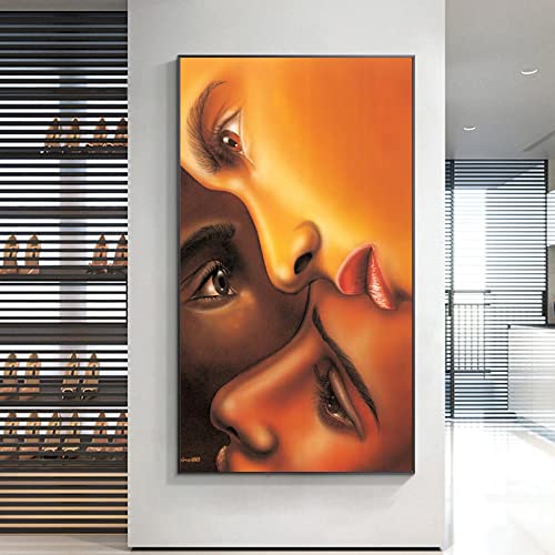 Toile africaine abstraite pour salon affiche murale moderne 70x120