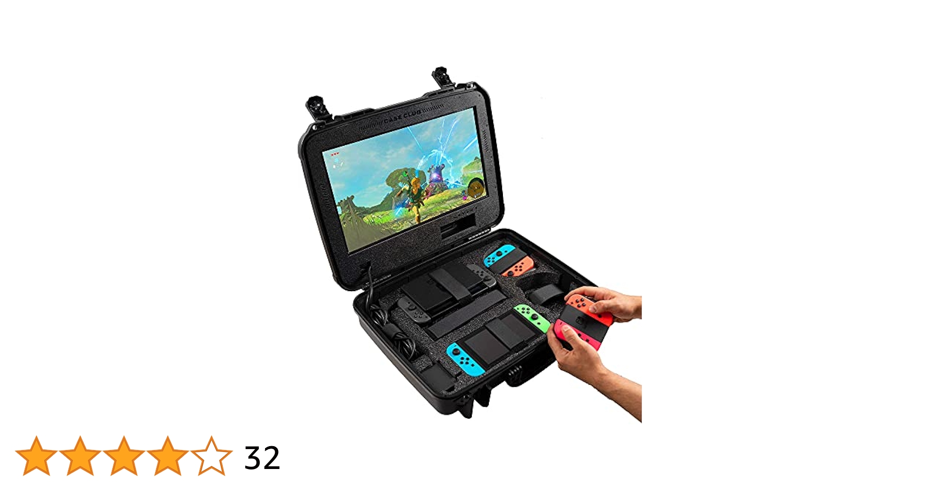 Case Club Waterproof Pre-Cut Portable Gaming Station to Fit