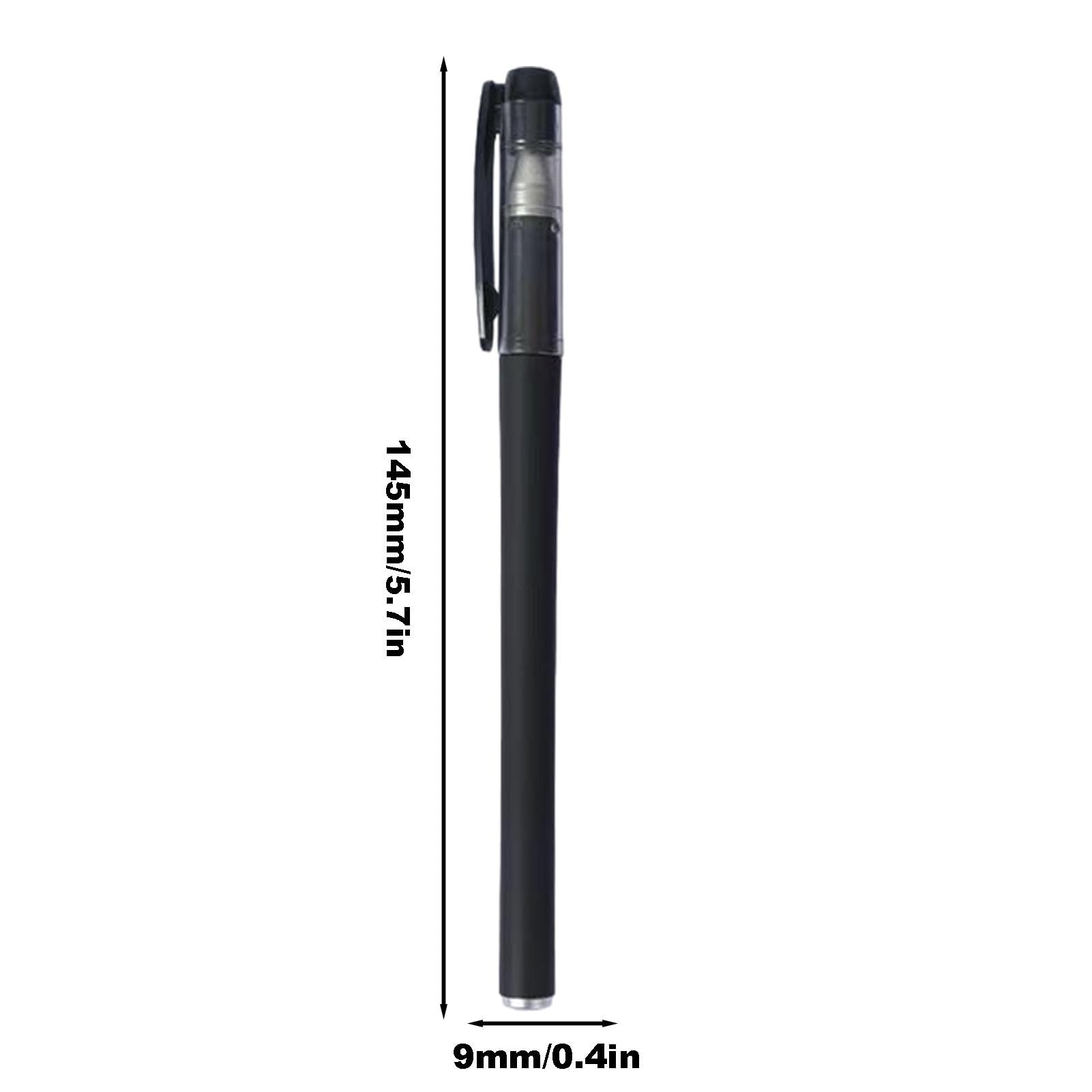 KALARA Gelstifte 9er-Set – 0,5 Mm Feine Spitze, Schwarz, Schnelltrocknend, Glattes Schreiben