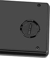 Vista 9 de GLOGLOW Reloj digital ultrafino, reloj electrónico digital LCD autoadhesivo con pantalla de calendario para tablero de automóvil, hogar, oficina