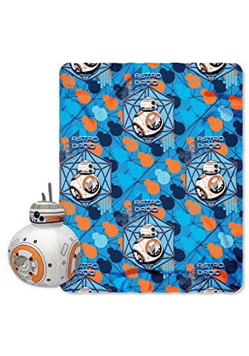 Northwest Star Wars Character Hugger Pillow & Fleece Throw Blanket Set, 40