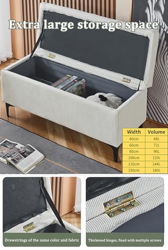 Cube de rangement pour chaussures en velours cyan d'exception - 5