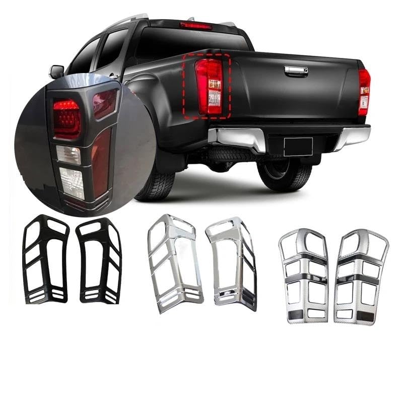 Couvercle feu arrière Isuzu DMAX chrome 3D pièce automobile 12-19 - 2