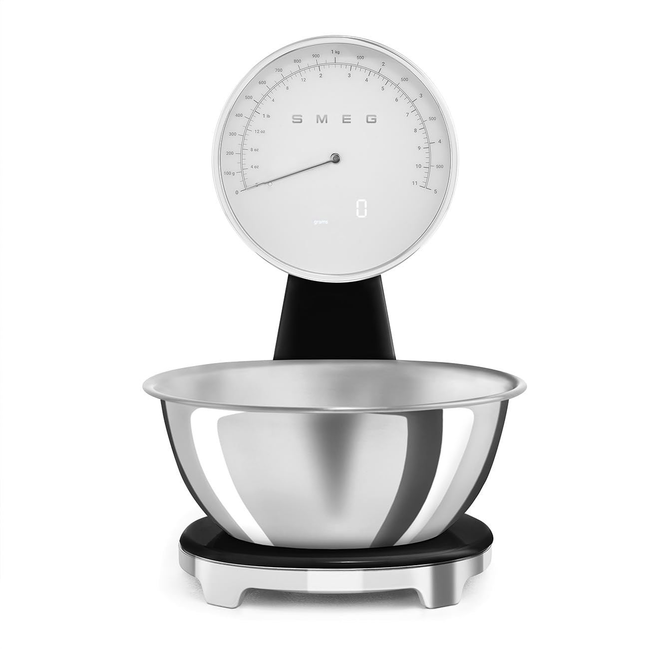 SMEG KSF01BLWW, Báscula de cocina analógica y digital, Black