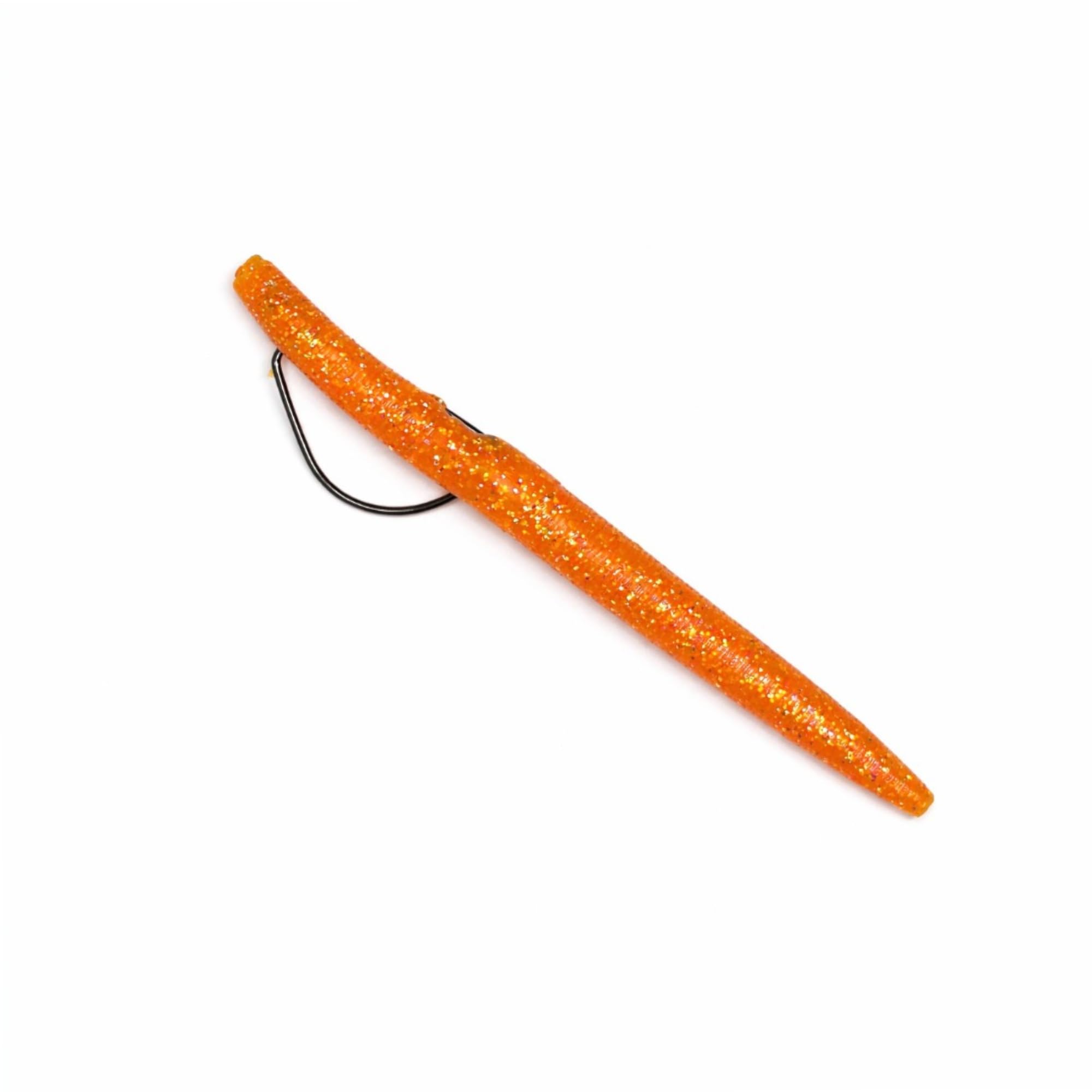 Moose Baits Cebos de palo de 5 pulgadas | Gusanos para pesca de lubina – Cebo de palo premium, gusanos locos/gusanos de goma de boca grande de plástico suave, 10 gusanos de pesca perfectos para kit de