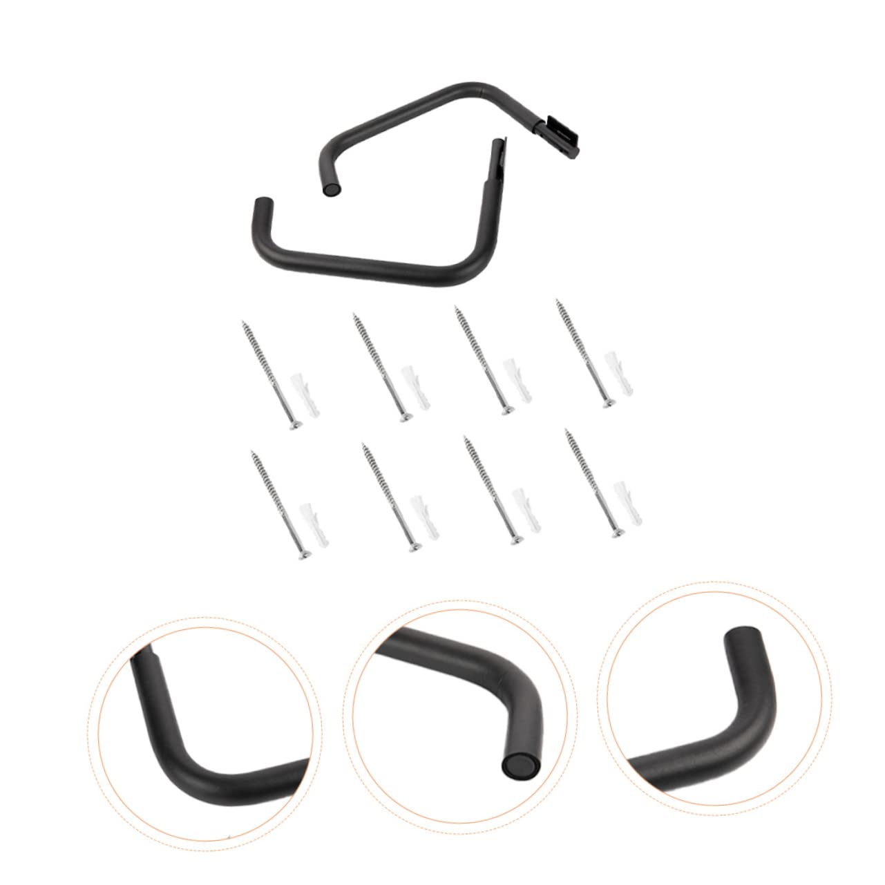 Toddmomy Supporto da Parete Installazione Semplice in Lega di Alluminio per Kayak per Uso Interno per Pagaie e Canoe