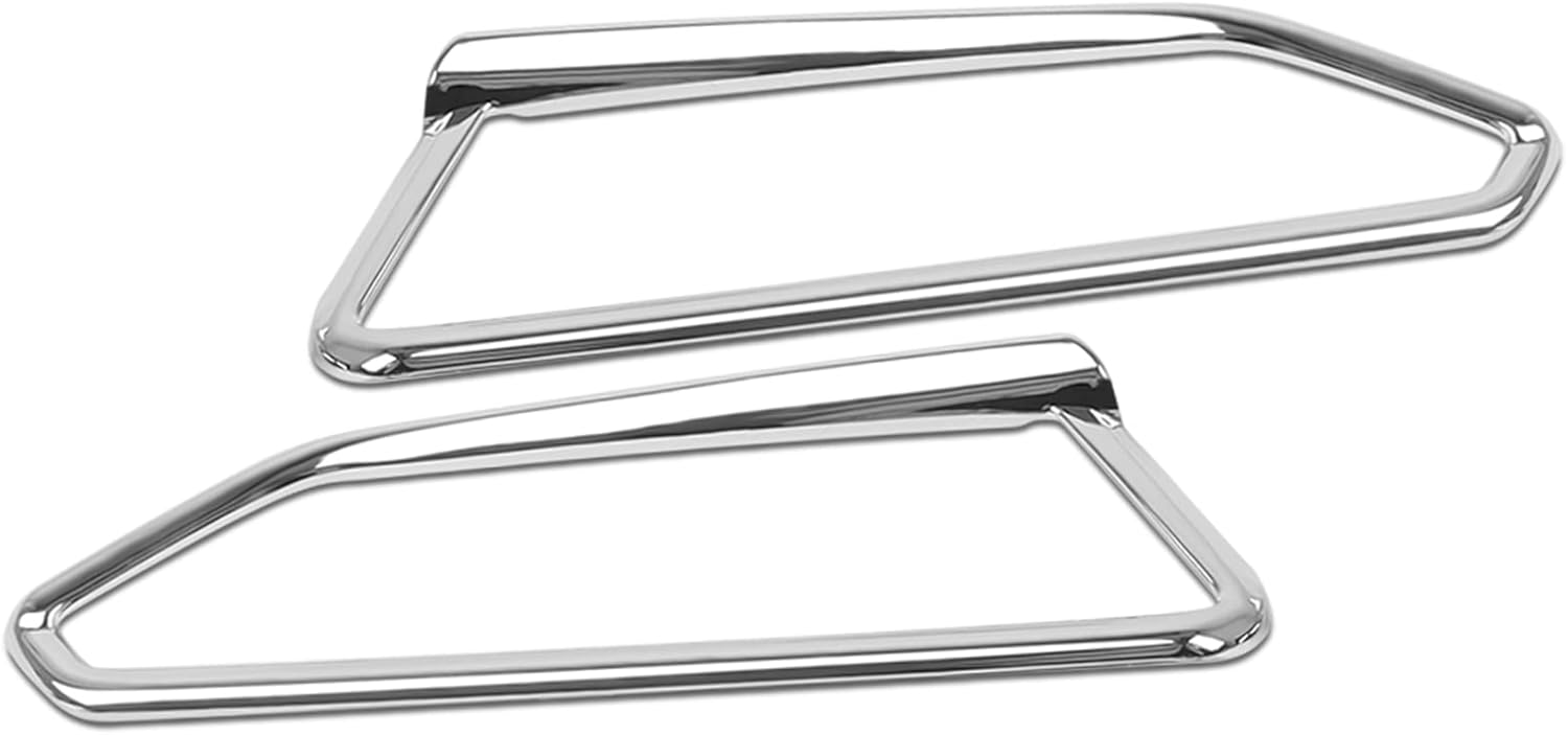 Rearview Side Mirror Surround Decorative Trim Chrome Accessories Replacement for Honda Goldwing 1800 GL1800 2018-2021 ABS Plastic Motorcycle Turn Signal Mirror Accessories