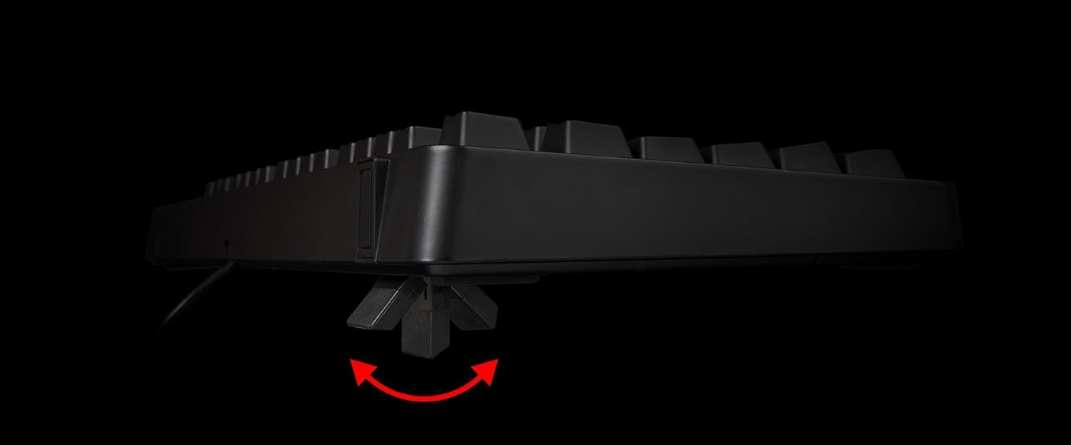 Thermaltake Tt Esports Meka Pro Cherry MX Red Switches 6 Red Backight Effect Mechanical Gaming Keyboard KB-MGP-RDBDUS-01