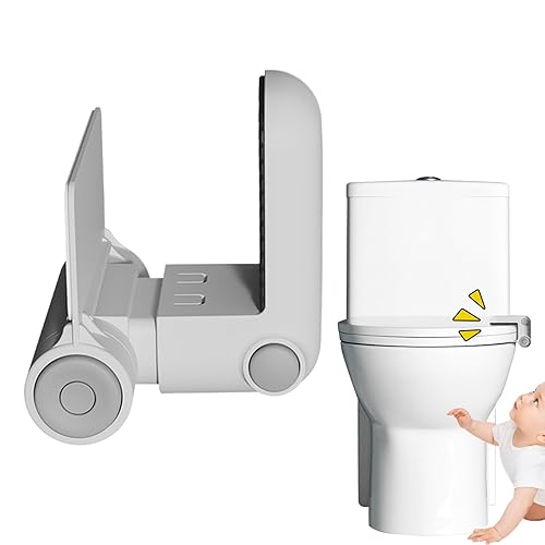 Miniatura 8 de Cerradura de seguridad para inodoro para bebés, pestillo de tapa de inodoro a prueba de bebés, dispositivo de bloqueo de baño a prueba de niños para