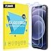 MoKo Protecteur d'Écran Anti-lumière Bleue Compatible avec Nouvel iPhone 12 Mini 5.4 Pouces 2020, [Lot de 2] Anti-Rayures Film en Verre Trempé pour Nouvel iPhone Mini 5.4” 2020 - Bleu Clair
