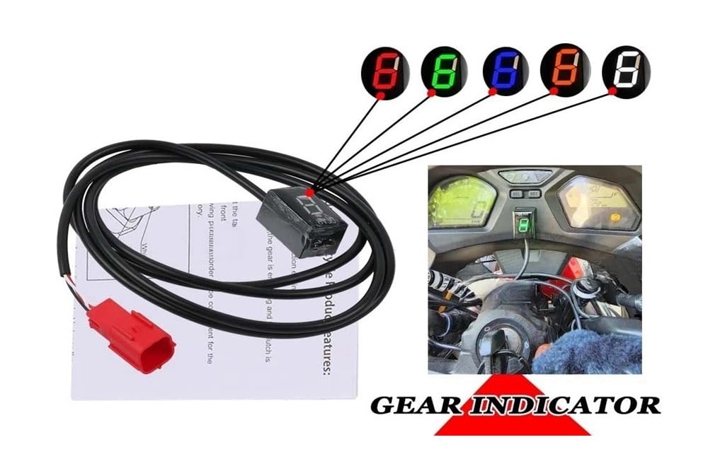 Indicador Marchas Motocicleta 2024 para Rebel CMX 300 500 CMX300 CMX500 2021 2022 2023 2025 Indicador De Velocidad del Marcha 1-6 para Motocicleta
