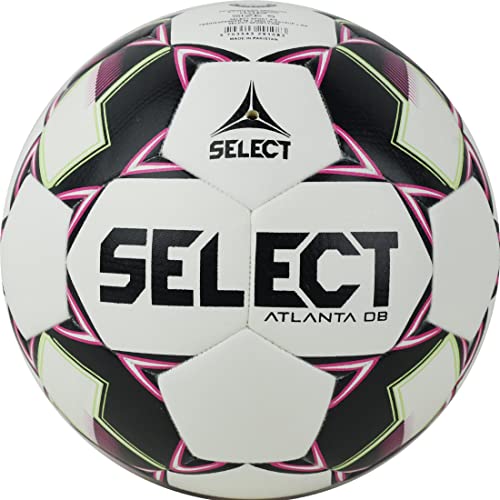 Select Unisex Volwassen Atlanta WHT-PIN_5 Voetballen, Wit, 5 - Image 4