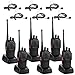 2 Way Radio Rechargeable Two Way Radio UHF FRS 2Way Radios Walkie Talkies Long Range Walkie Talkies for Adults with Air Acoustic Earpiece (6 Pack)