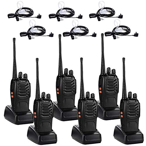 TID TD-V2 2 Way Radio Rechargeable Two Way Radio UHF FRS 2Way Radios Walkie Talkies Long Range Walkie Talkies for Adults with Air Acoustic Earpiece (6 Pack) TID TD-V2 2 Way Radio Rechargeable Two Way Radio UHF FRS 2Way Radios Walkie Talkies Long Range Walkie Talkies for Adults with Air Acoustic Earpiece (6 Pack)