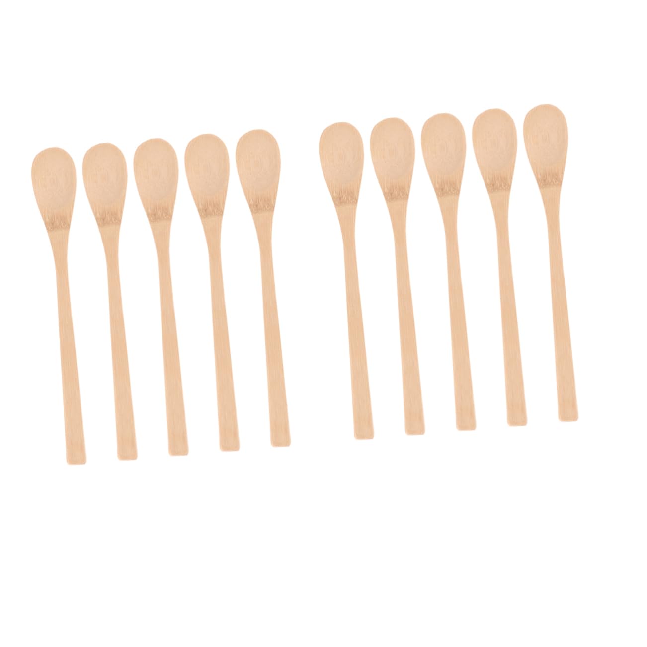Healifty 10pcs Tea Spoon Honey Scoop and Teaware Accessories for Home and Office Use for Sugar Salt Spice and Condiments
