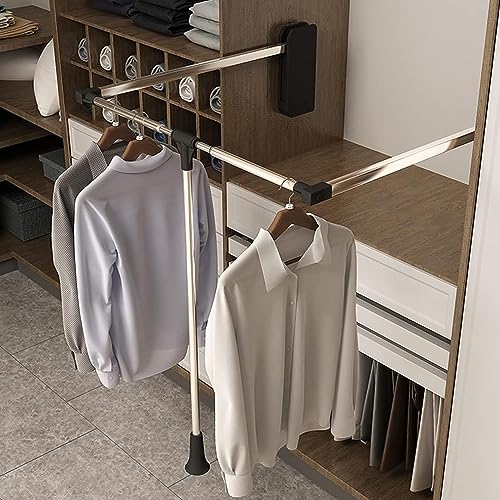 Multifunzionale: aggiunge ulteriore spazio per appendere negozi di abbigliamento, boutique di tessuti, residenze, studi o sale da ballo. Ideale per camere da letto, armadi e armadi