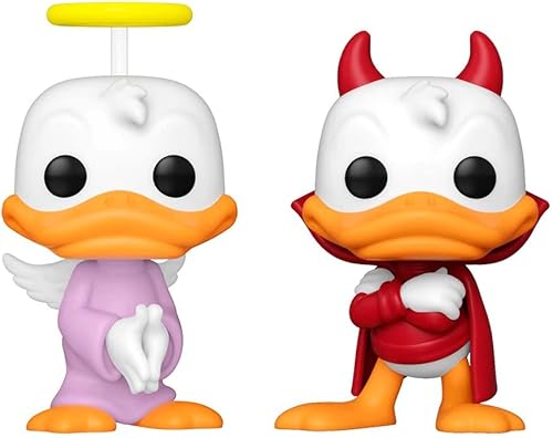Funko Disney Pop! Donald's Shoulder Angel & Devil - Juego de figuras de vinilo 2022 Wondrous Convention Exclusive Multi None