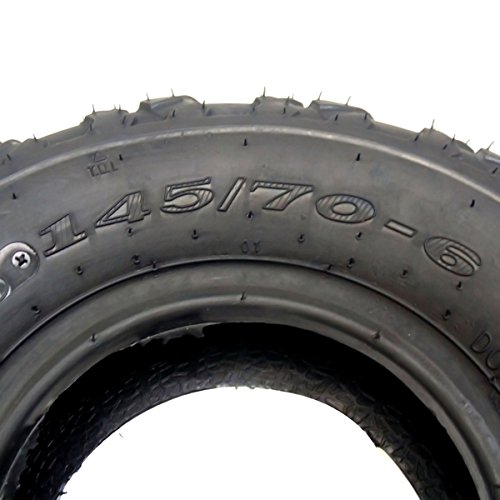 Mmg Set Of 2 Tubeless Tires 14.5X7X6 P120 - Front Or Rear - Alpha Sports Mini Cobra 50 Mini Kolt 50 Small Atv 6" Rims #TOP4