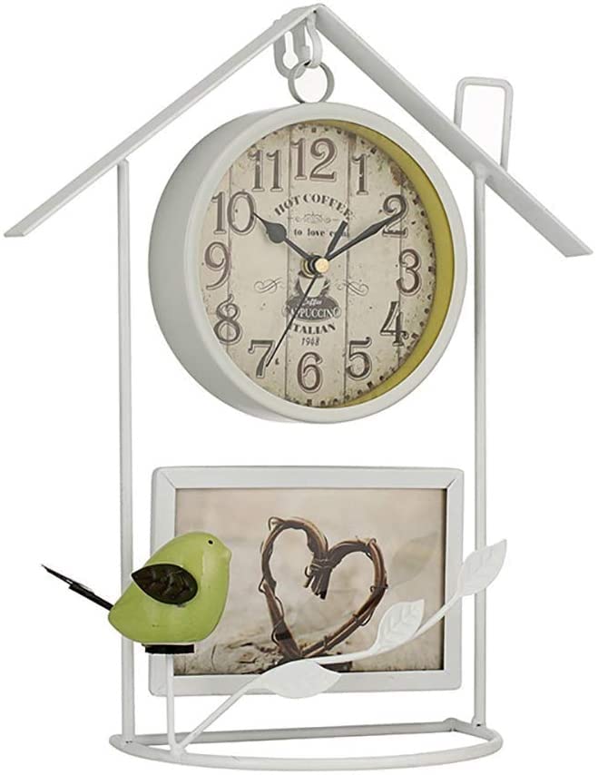 Horloge murale en métal sans bruit XJBTBA pour stopper le tic-tac